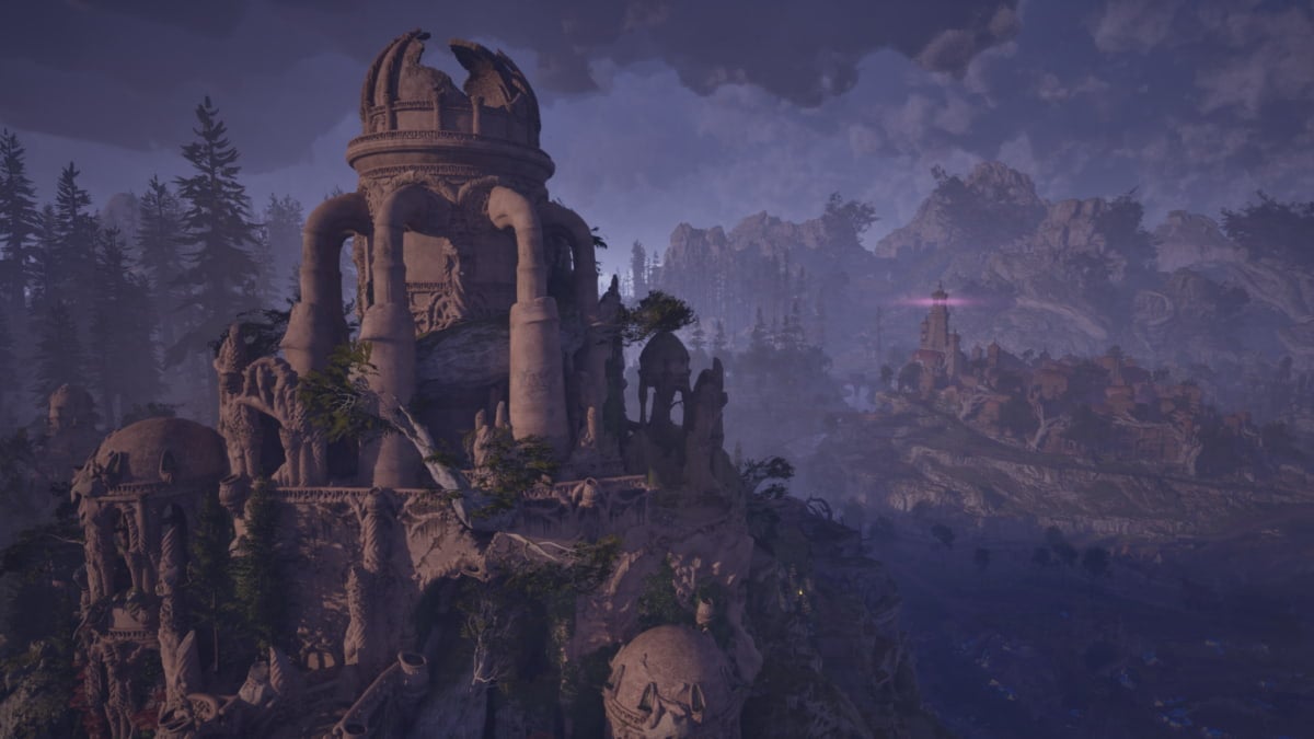 An environment shown in a cinematic shot from Avowed.