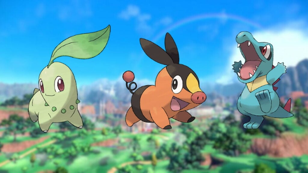 Picture showing all generation 9 in Pokemon.