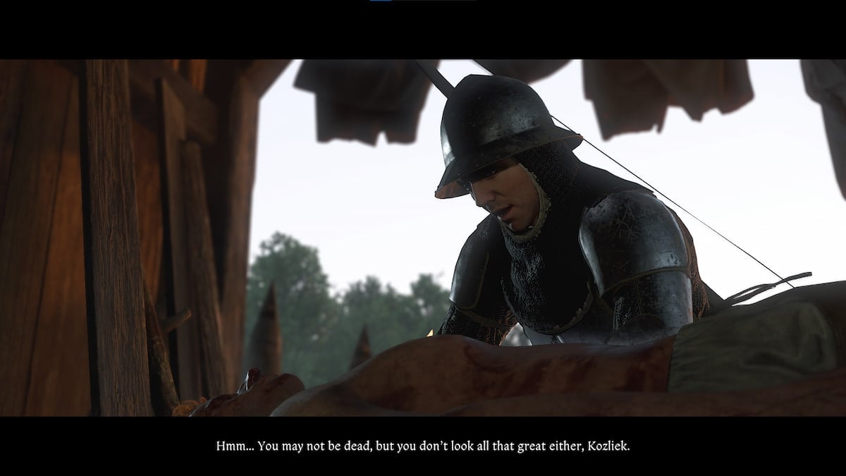 Treating Kozliek in Kingdom Come 2