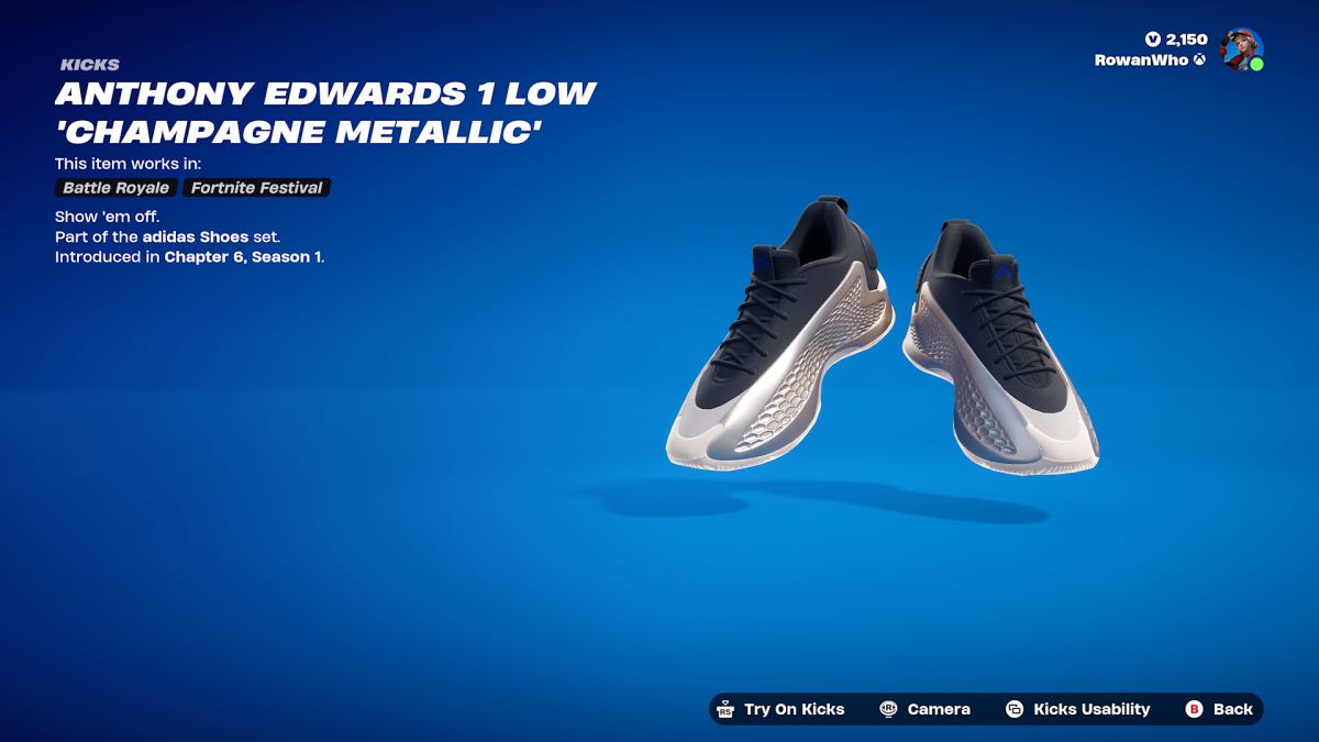 Anthony Edwards 1 Low 'Champagne Metallic'