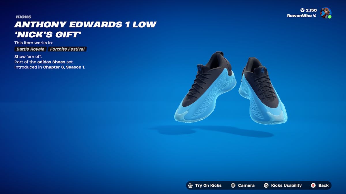 Anthony Edwards 1 Low 'Nick's Gift'