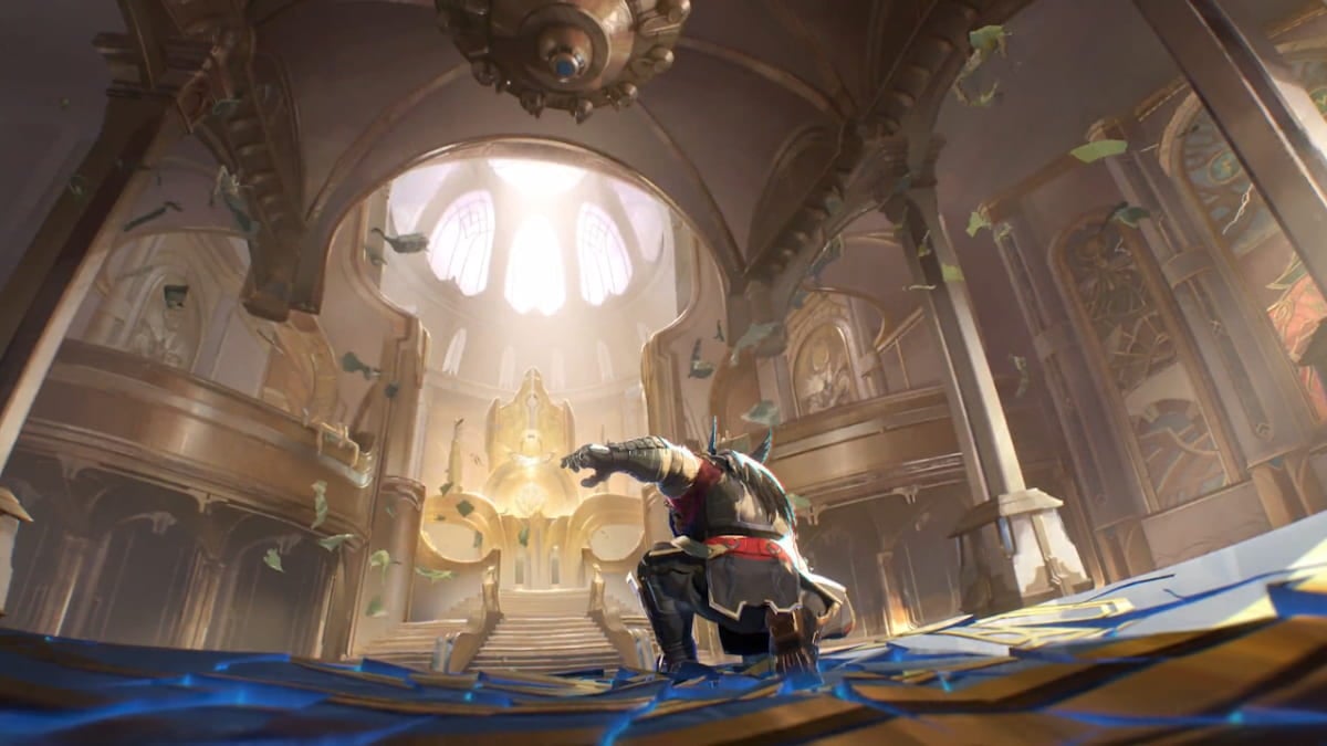 Picture showing Thor capturing the point in front of the Royal Throne in Marvel Rivals.