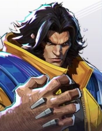 Wolverine hero image shot on hero roster menu in Marvel Rivals