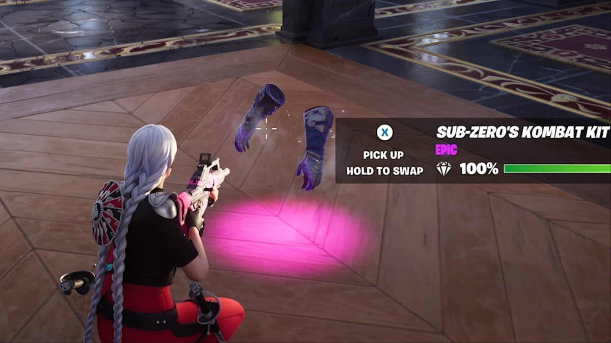 fortnite kombat kit on ground