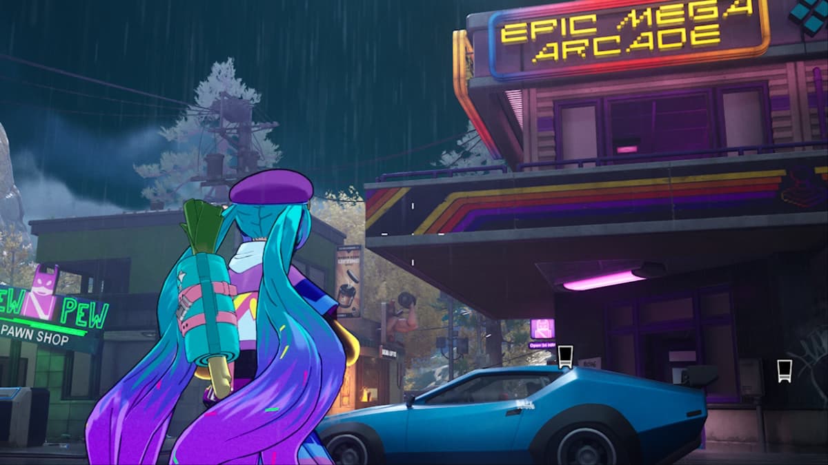 miku in crime city in fortnite