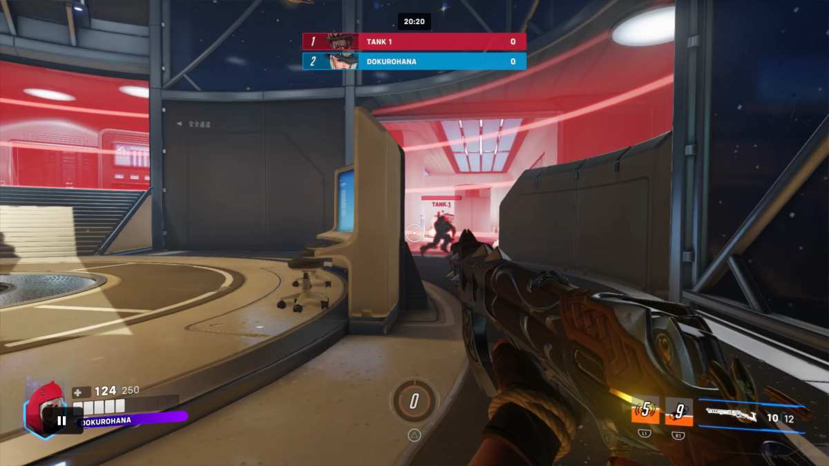 Ashe vs Cassidy in 1v1 mode in Overwatch 2