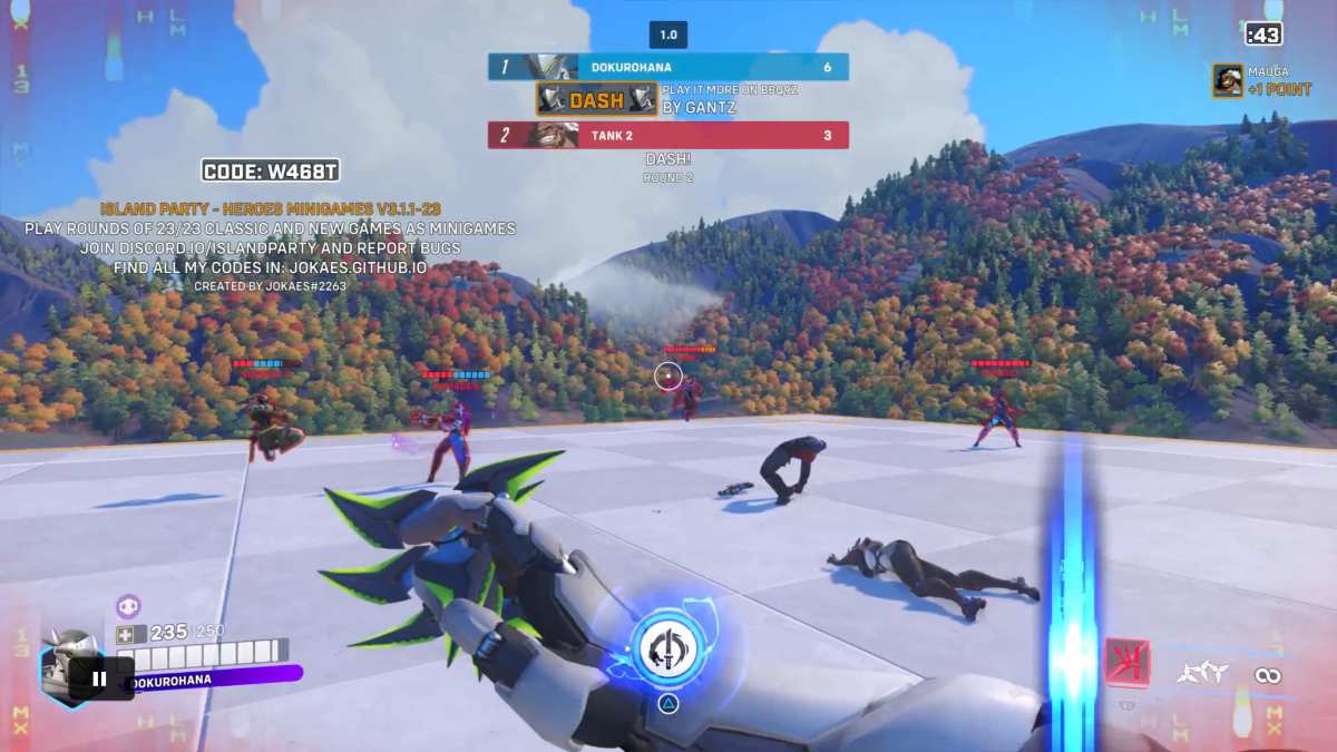 Island Party mayhem in Overwatch 2 code mode