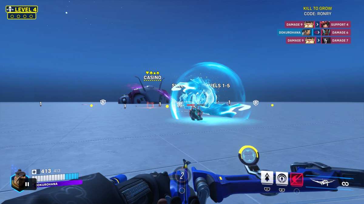 Kill to Grow as Hanzo in Overwatch 2 code game