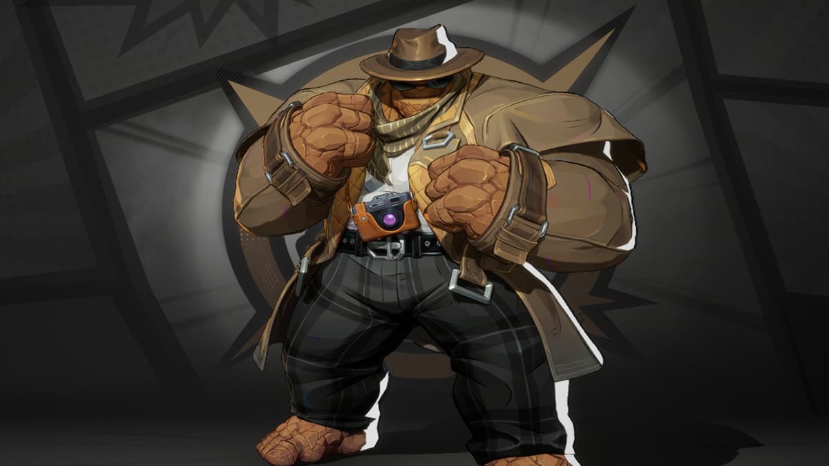 The Thing's Trench Coat costume in Marvel Rivals.