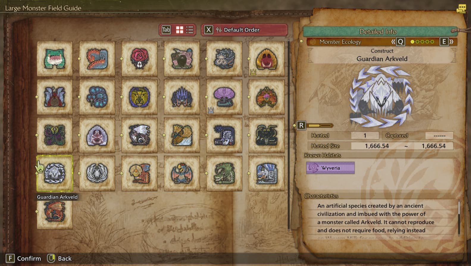 the monster field guide in monster hunter wilds