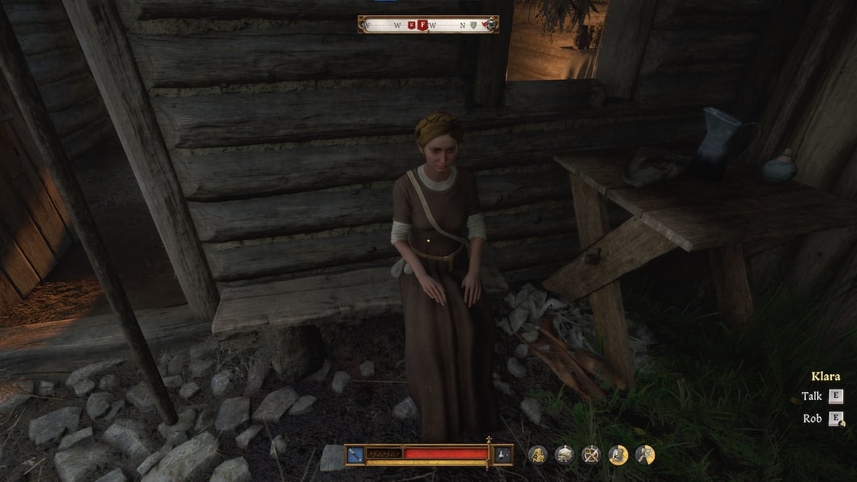 Speaking with Klara in Kingdom Come 2