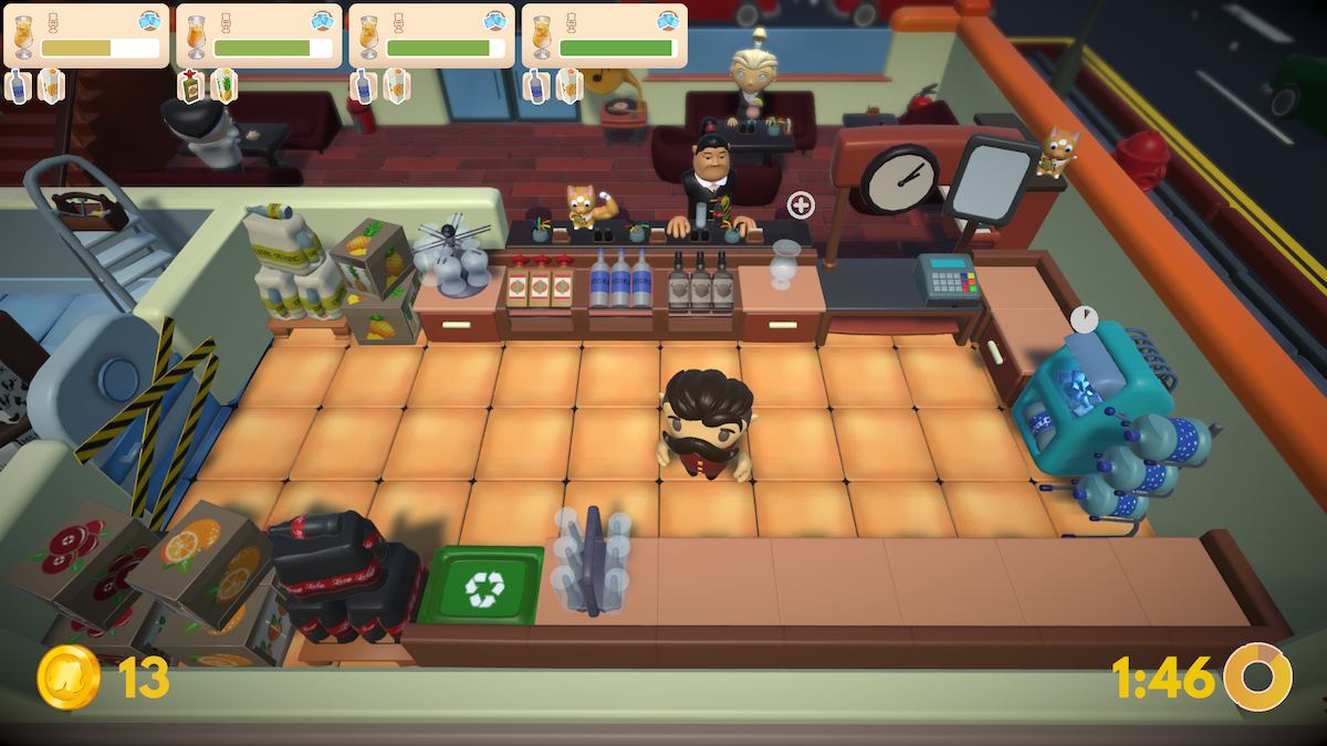 The first round of The Barkeeper.