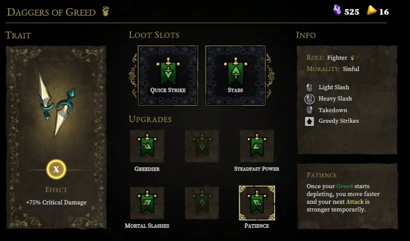 33 Immortals daggers