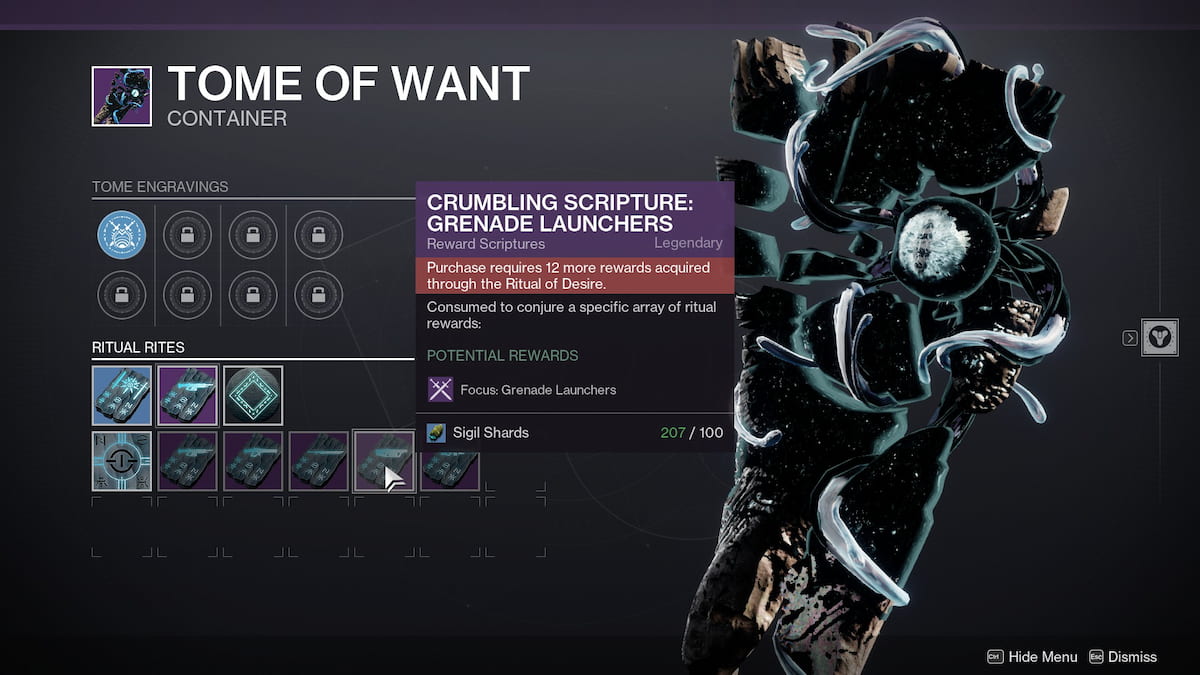 Crumbling Scripture: Grenade Launchers in Destiny 2's Tome of Want