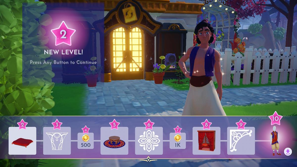 Aladdin level 2 friendship in DDV.