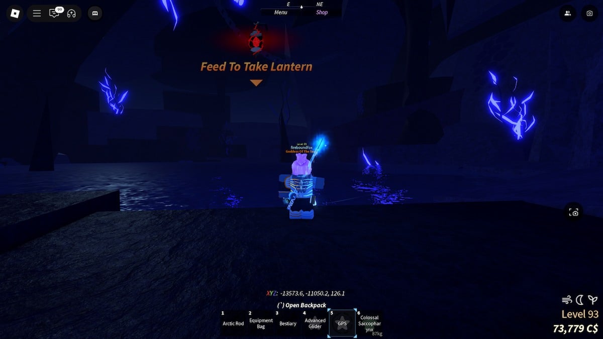 Abyssal Zenith fishing area in Fisch.