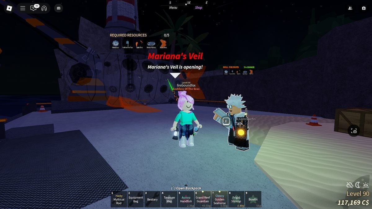 Dr Glimmerfish in Fisch.