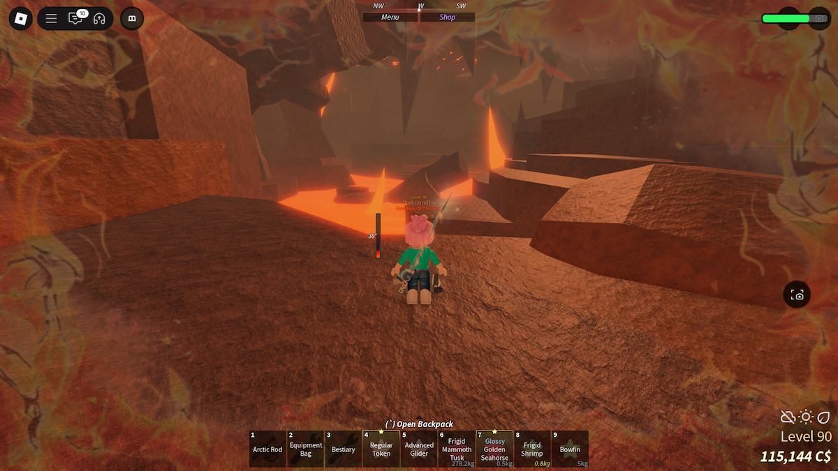 Volcanic Vents fishing area in Fisch.