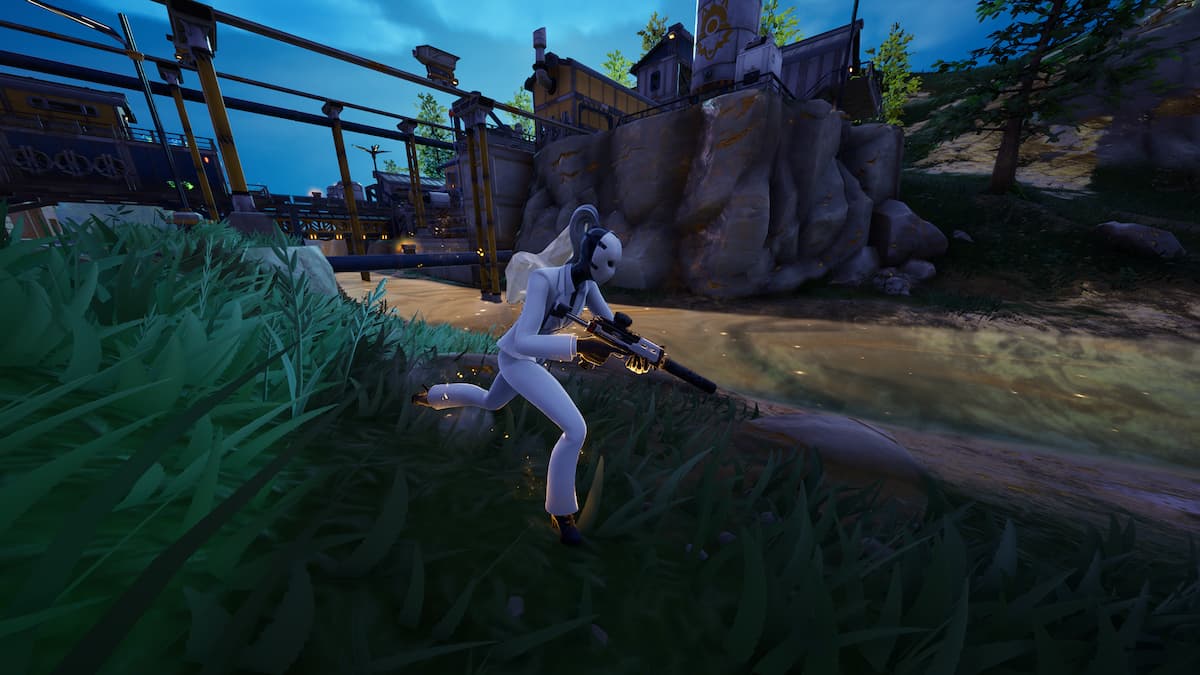 Loveless with the Gold Rush effect in Fortnite