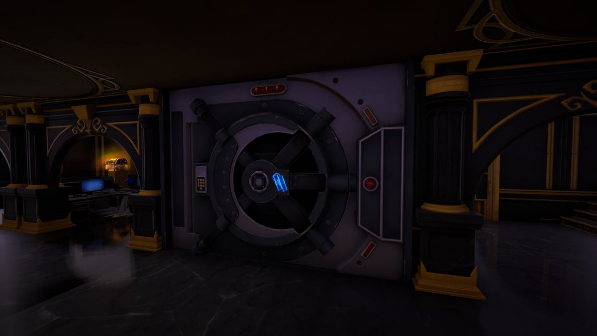 Vault door with Thermite prompt in Fortnite