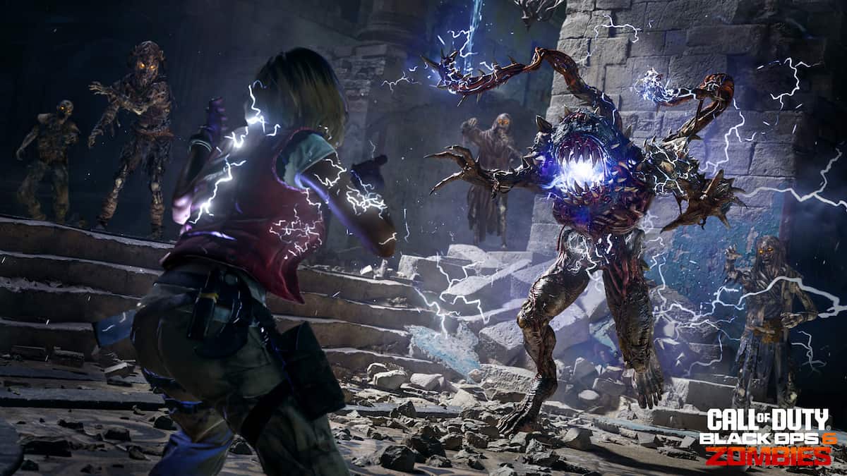 BO6 Zombies Maya fighting Shock Mimic