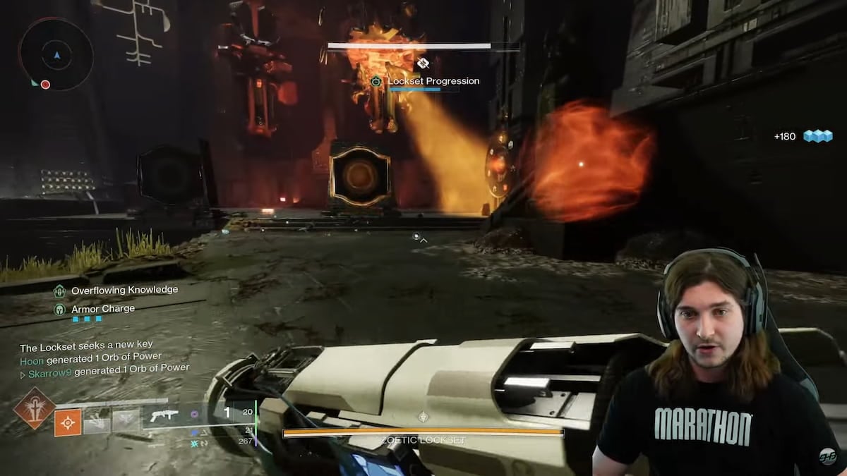 Skarrow9 YouTube Sundered Doctrine race screenshot in Destiny 2