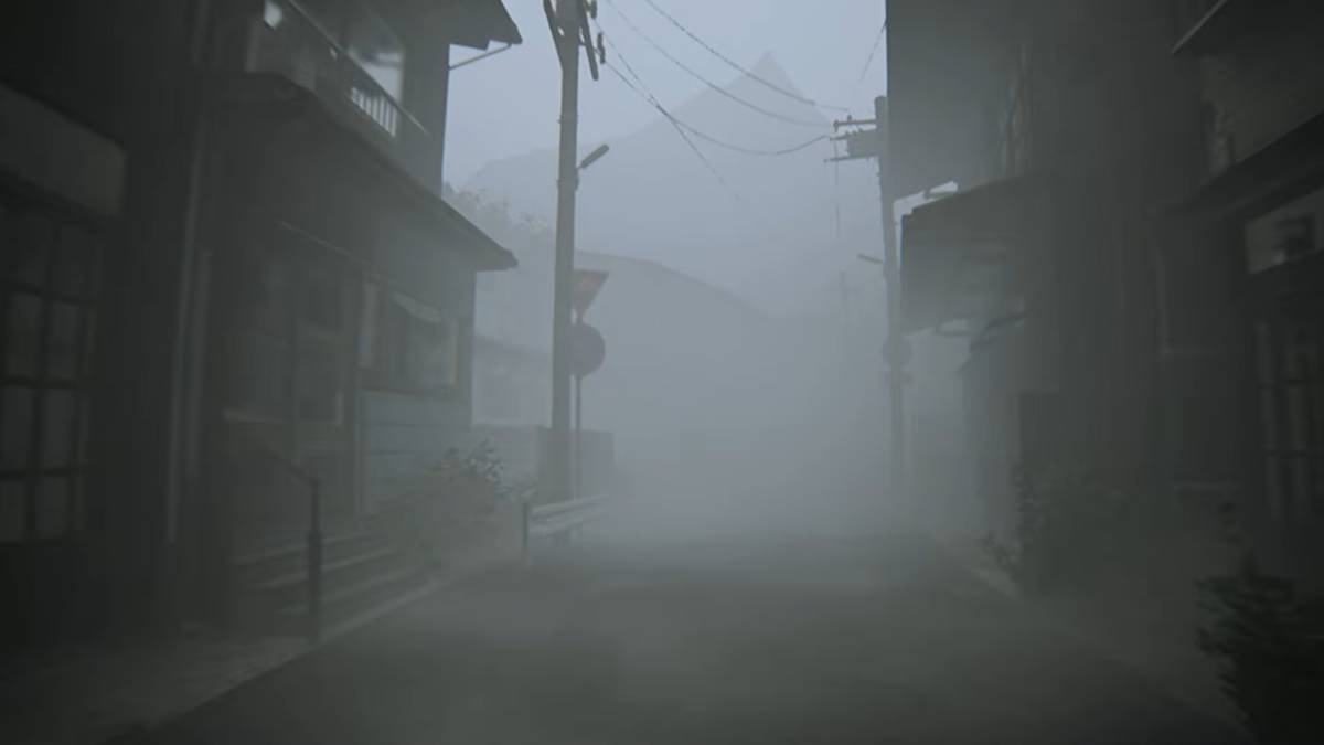 Looking towards the mountains outside Kirisame-mura in BrokenLore: LOW