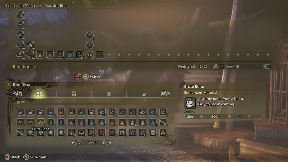 Brute Bones in Monster Hunter Wilds