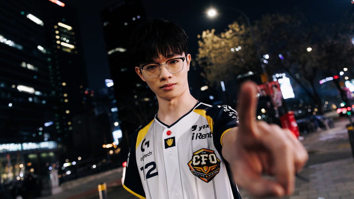 Picture showing Doggo of CTBC Flying Oyster at First Stand Tournament 2025 Features Day on March 09, 2025 in Seoul, Korea.