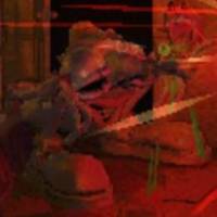 Clown full body close up shot in R.E.P.O.