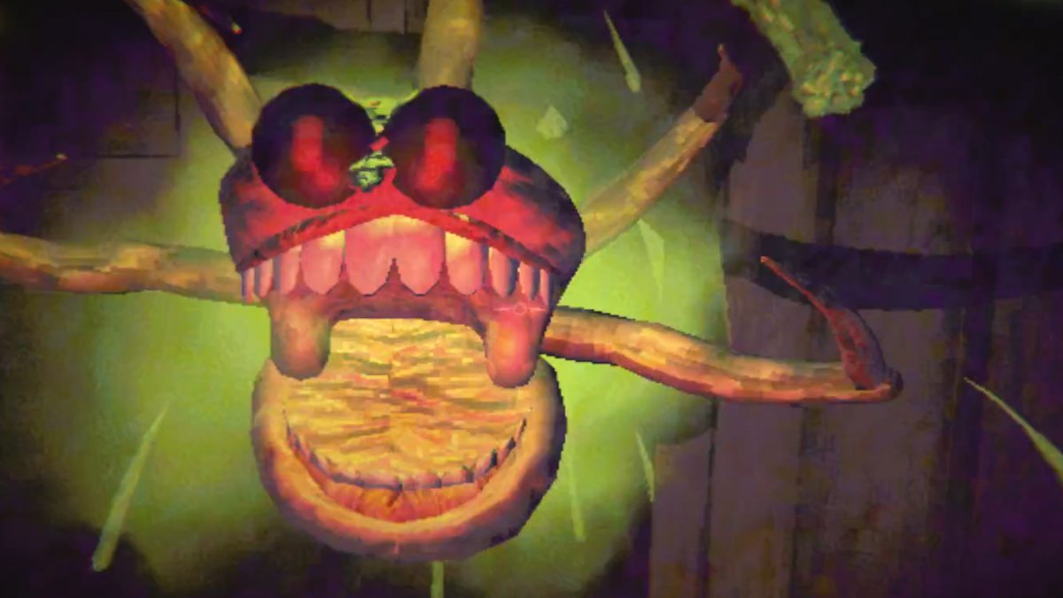 An image of a red charcter, spewer, in REPO.