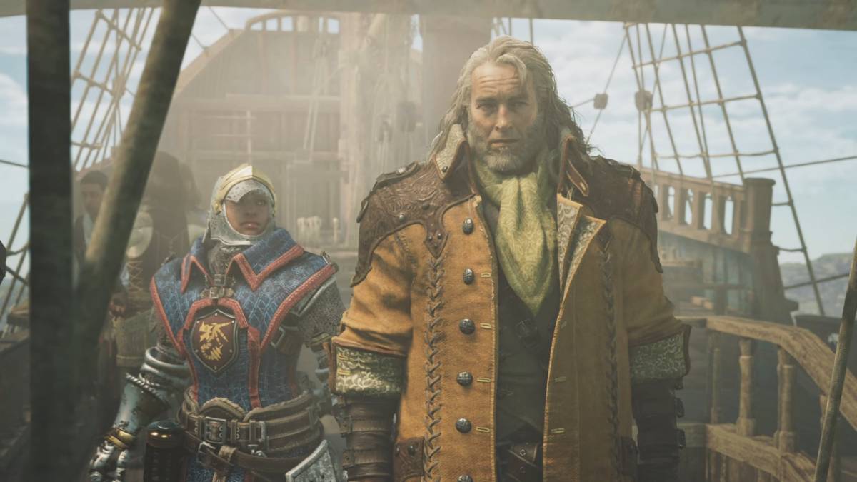 MH Wilds intro on ship