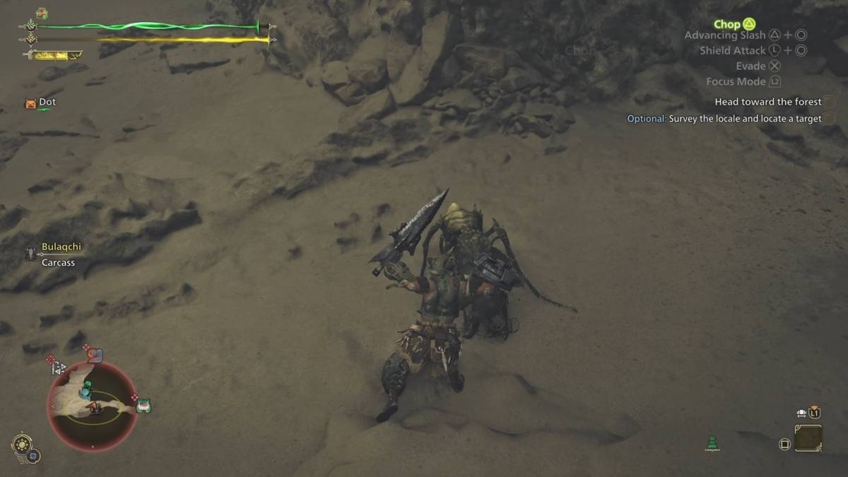 Slaying a Bulaqchi in MH Wilds