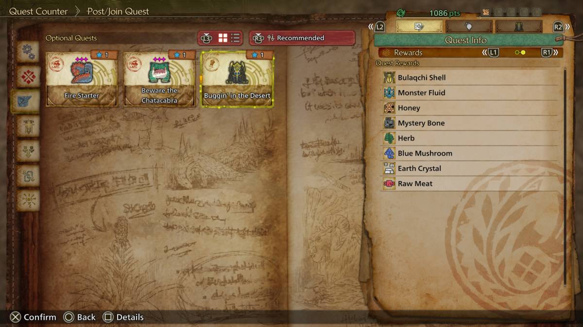 Optional Quests in MH Wilds