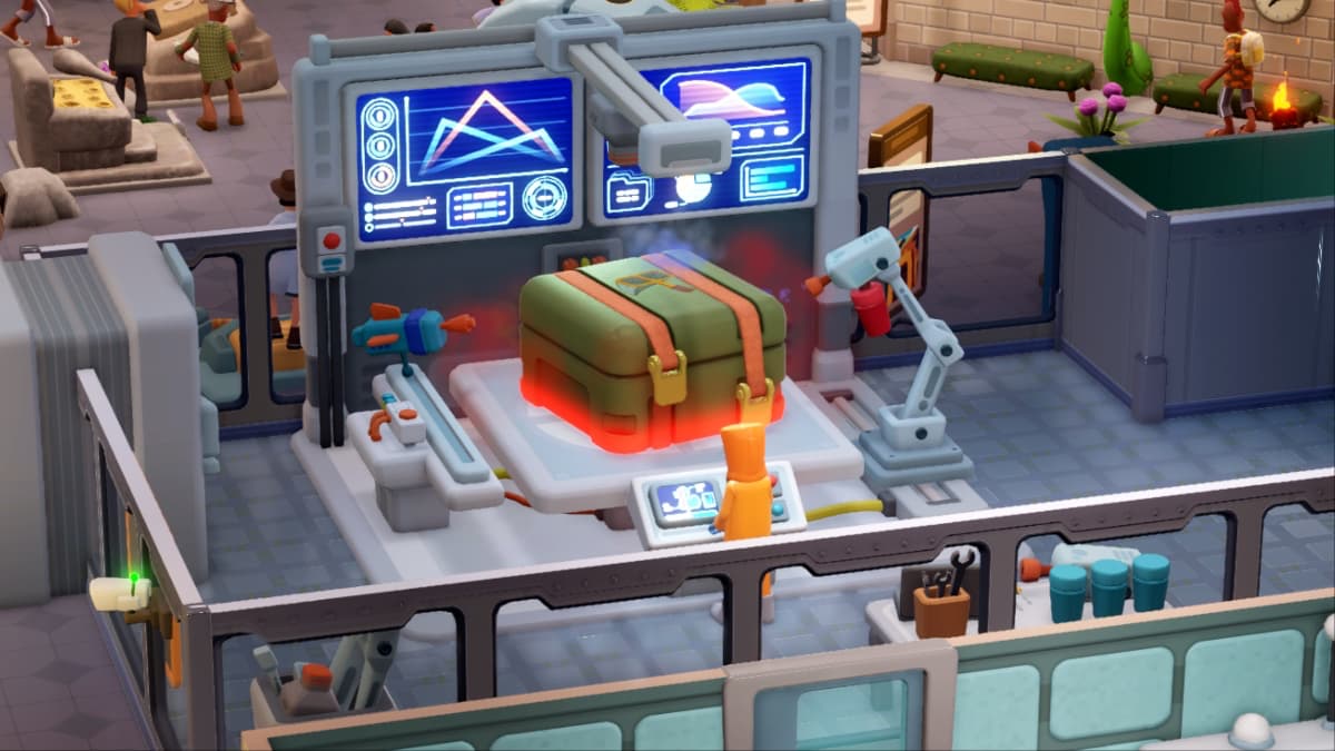 crafting a cargo item in the workshop