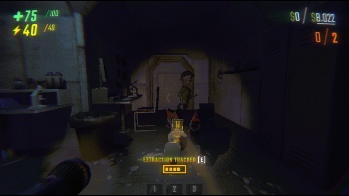 Following an extraction tracker to a Huntsman and Gnome spawn in R.E.P.O.