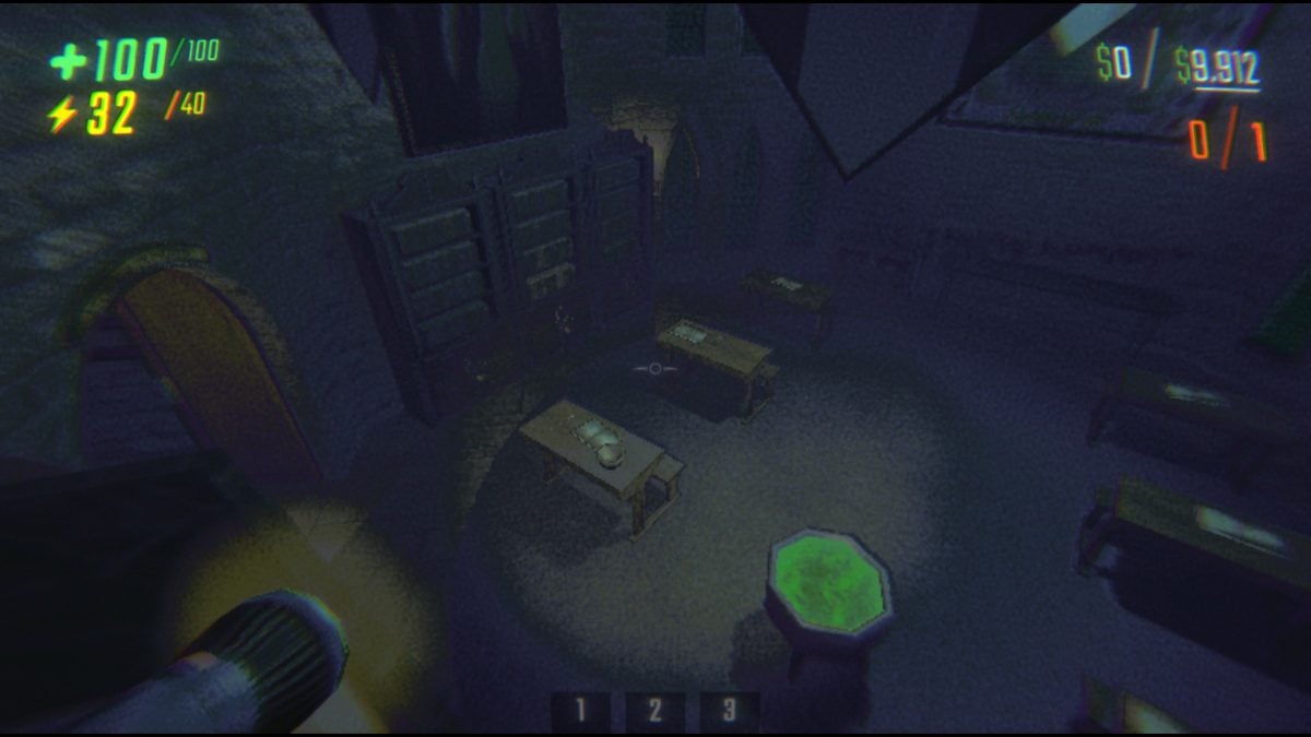 Standing on a balcony inside the Swiftbroom Academy, looking down at a Cauldron in R.E.P.O.