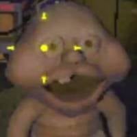 Rugrat face close up shot in R.E.P.O.