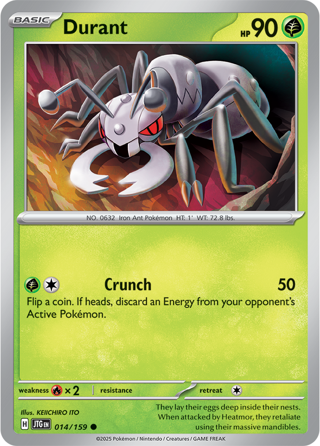 Durant Pokémon card.