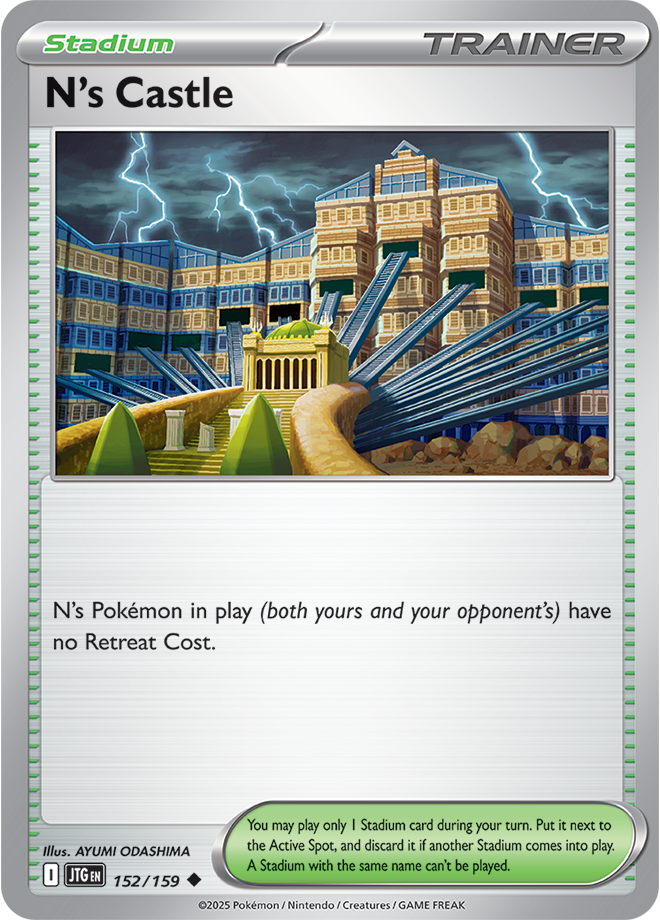 N's Castle Pokémon card.