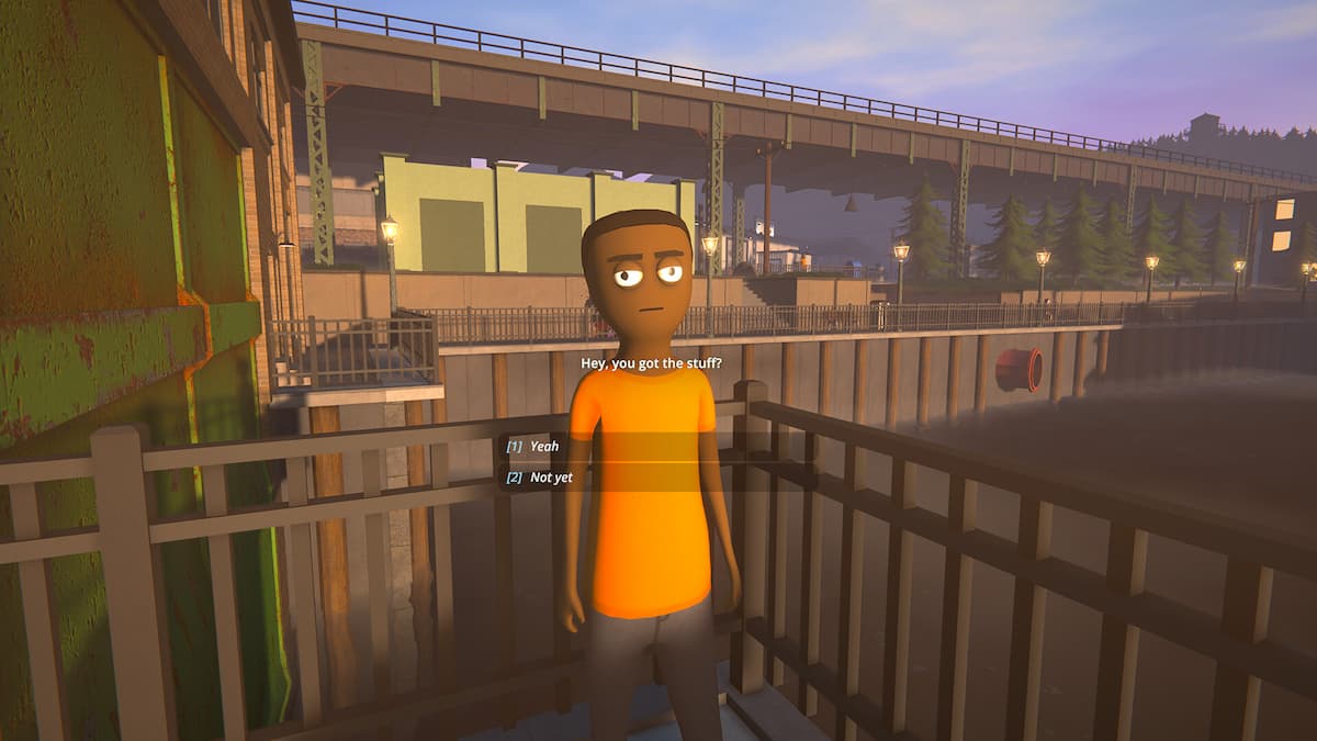 in-game image of a customer in Schedule 1.