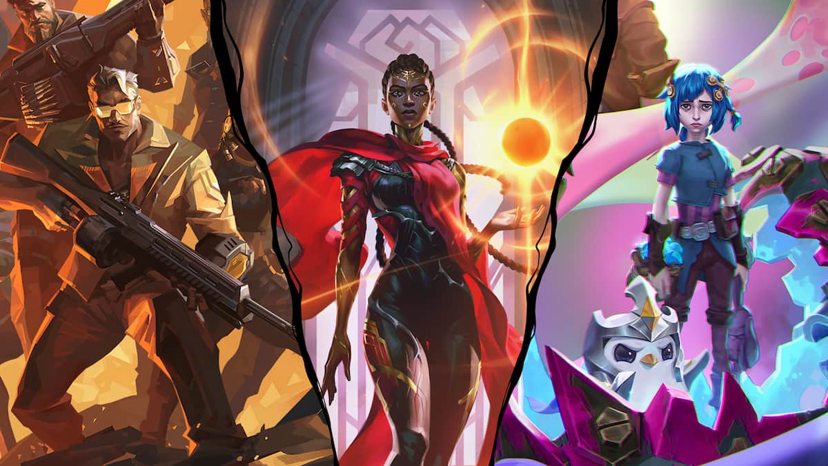 Picture showing all Riot Games titles which uses Vanguard.