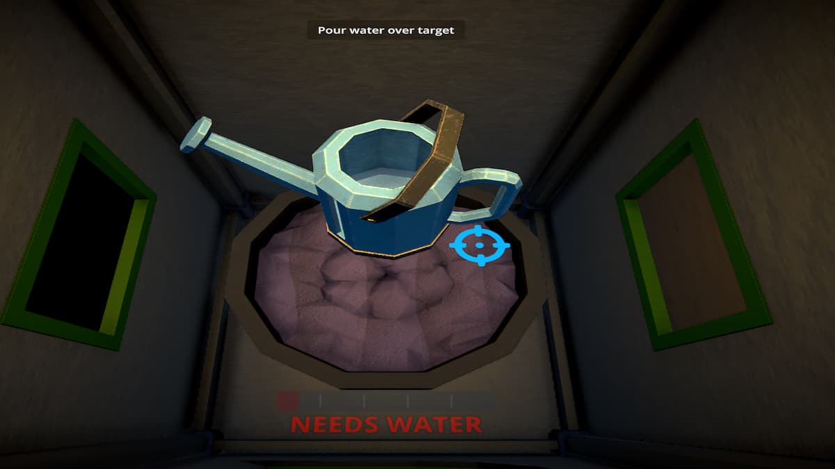 Water pouring mini game in Schedule 1