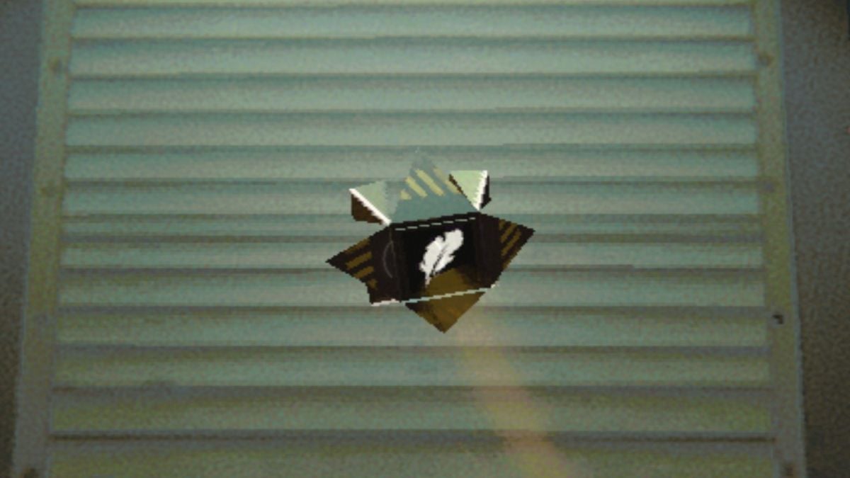 A close up shot of the Feather Drone being held up in R.E.P.O.'s truck