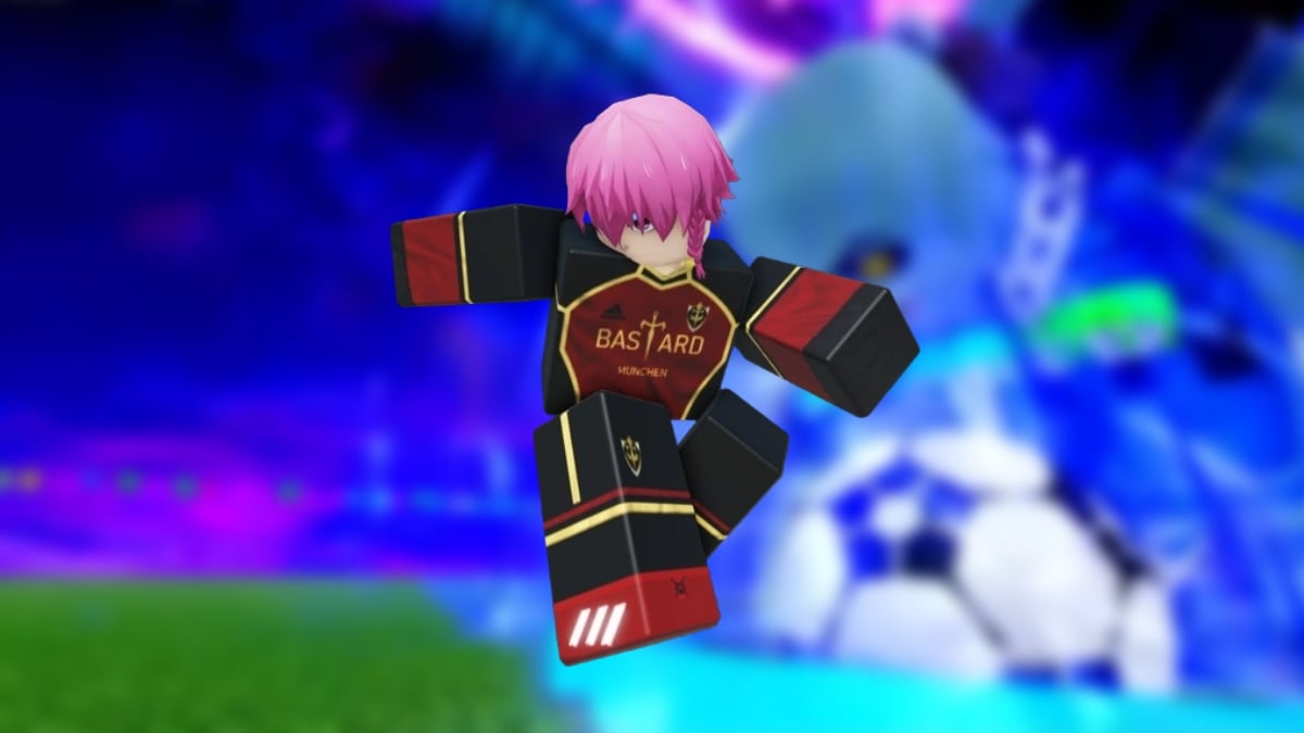 Blue Lock Rivals blurred background with Kurona character png