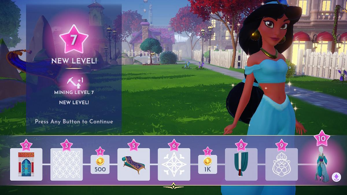 Jasmine reaching level 7 in DDV.