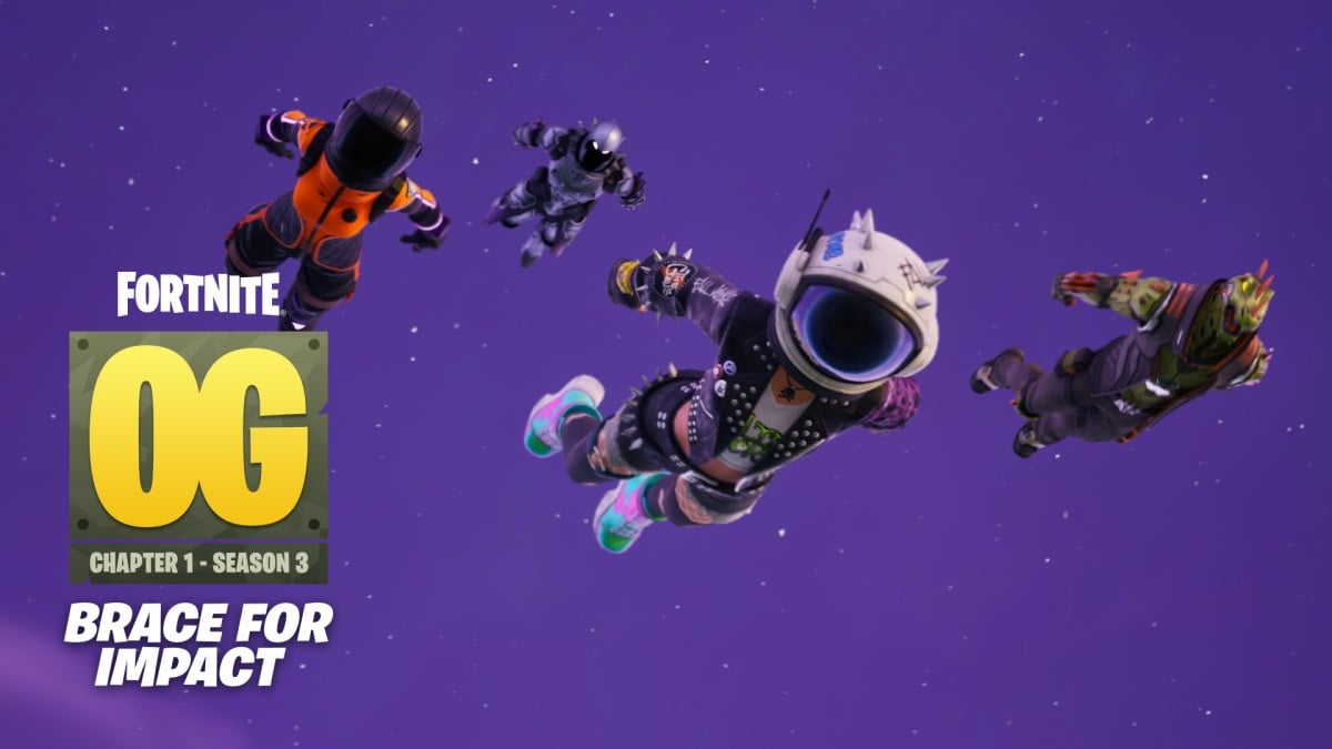 fortnite og season 3 purple header with characters gliding