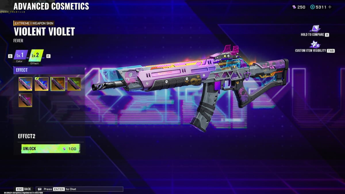 FragPunk Advanced Cosmetics customization menu