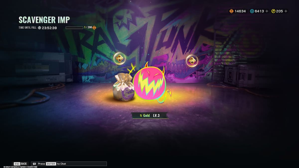 Scavenger Imp screen in FragPunk