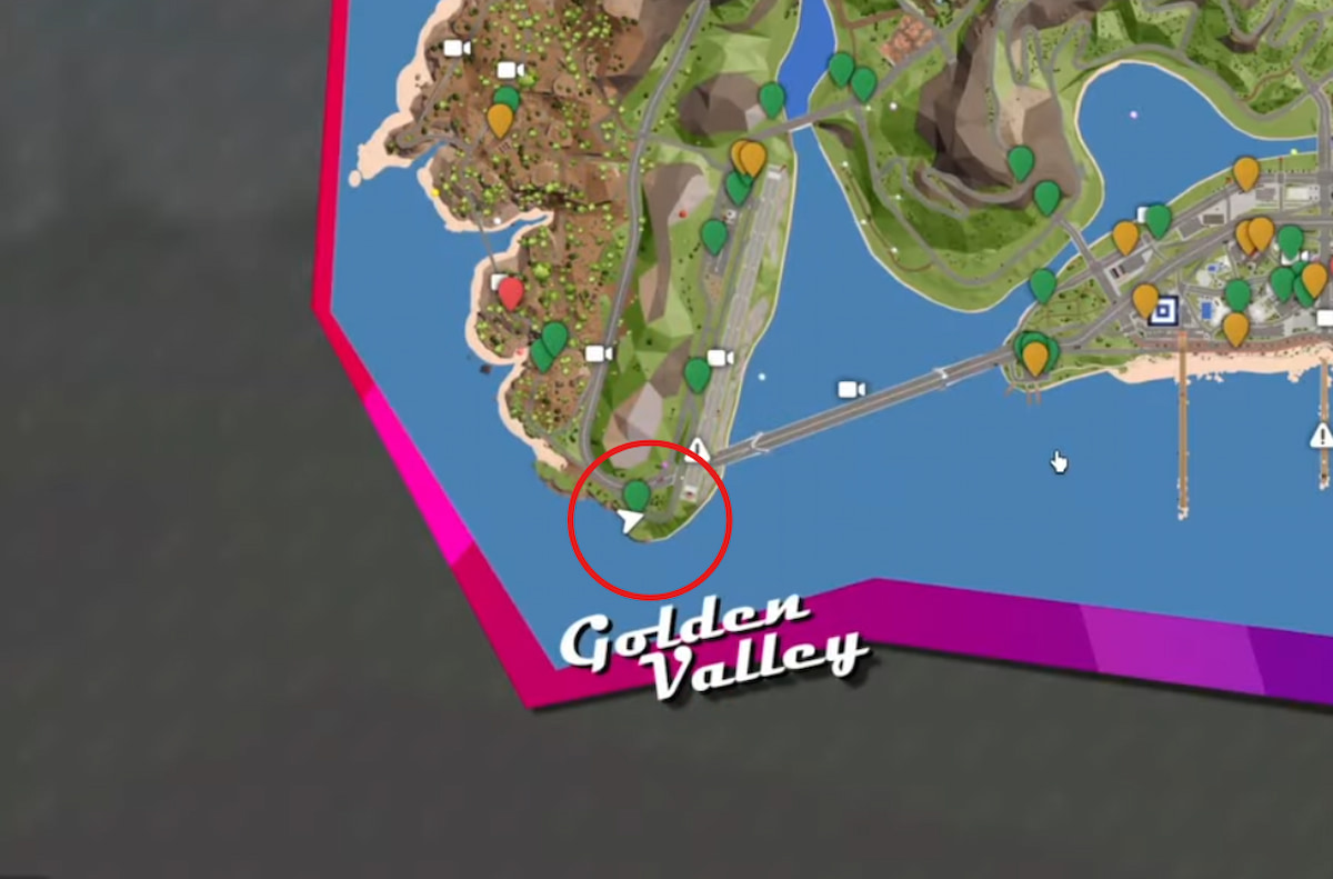 location of the starting point for the drive world mega token quest